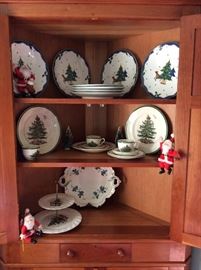 Spode Christmas china and Mikasa Christmas plates