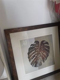 the Leaf framed art