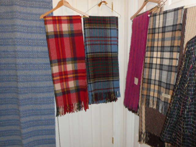 MORE WOOL THROWS, AND SCARVES