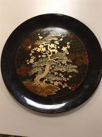 Asian decorative plate.