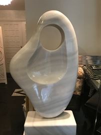 Very large 3 foot plus tall marble sculpture