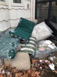 Extra outdoor cushions