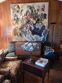 SEVERAL LARGE ABSTRACT OILS ON CANVAS BY JOAN MCLAREN