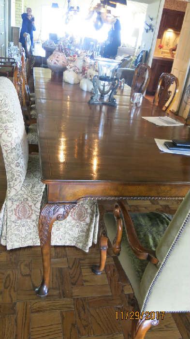 Baker Dining Table 8 chairs paid $40,000 new