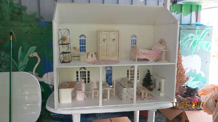 Doll house and furniture 