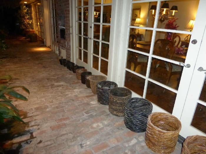 Wicker Plant Baskets 