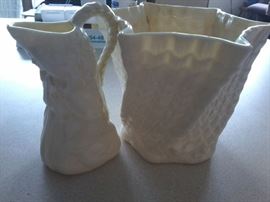  Belleck Ireland Creamer, 6-sided Vase  http://www.ctonlineauctions.com/detail.asp?id=666529