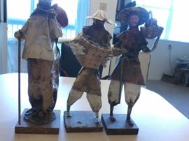  3 paper mache figureshttp://www.ctonlineauctions.com/detail.asp?id=666662