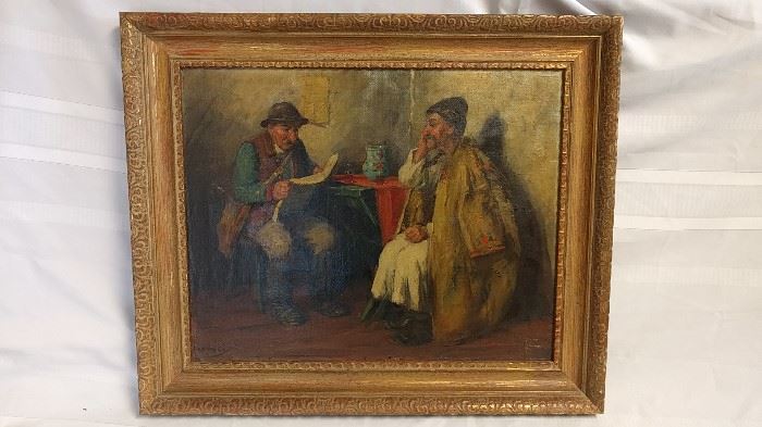 Hungarian Men Painting