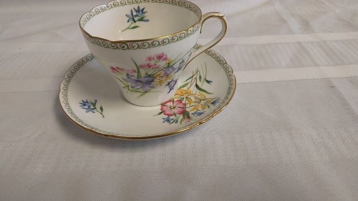 Shelley Tea Cup And Saucer