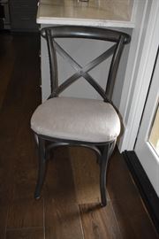 chairs with farmhouse table.
