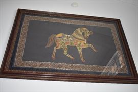 Beaded artwork from Peru