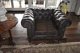 Taupe leather chair will be at our appt only sale in January.