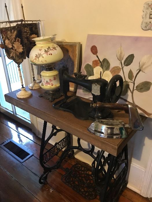 This old sewing machine made so many beautiful clothes. Add a piece of Farmhouse charm to your home.