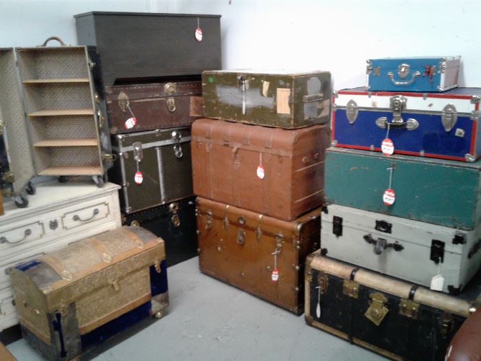 Some of our Various Trunks and Chests