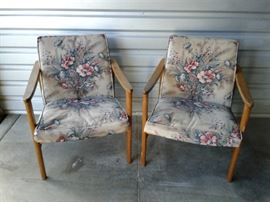 Super cool looking chairs with great lines that need a little TLC