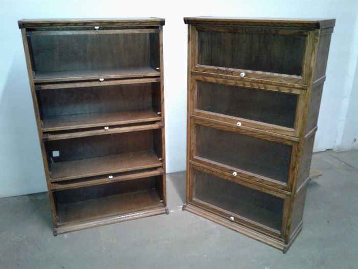 A couple of the MANY barrister bookcases presently in the store.