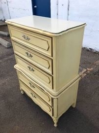 Vintage Henry Link chest on chest French Provincial Dresser.  Just $72.25 on Saturday!!!!