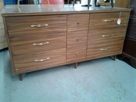 Peg Leg 9 drawer Dresser, only $37.25 on Saturday!