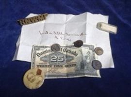  Antique Currency  Royal NW Mounted Police Pin 