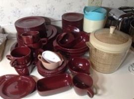  Boonton  Raffia Table Ware Vintage 