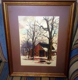  Leo H Van Soest Watercolor 