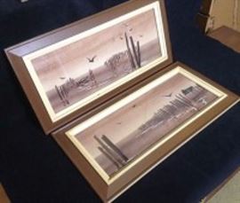  Starr Signed Airbrush Water colors 