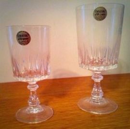 Crystal Darques Lead Crystal Stemware 