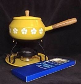 Fondue Pot And Forks