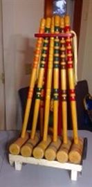 JC Higgins Croquet Set Sears 