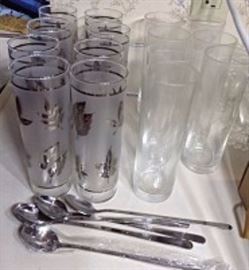 Libbey Frosted Glasses And Others