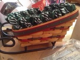 Longaberger Dash Away Sleigh 