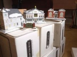 Normal Rockwell Christmas Village 