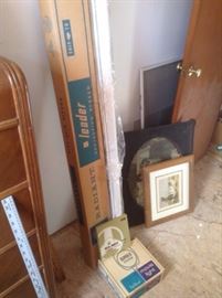 Projector Screen, Super 8 Move Light And 8mm Reel