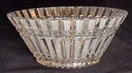 Russian Hand Cut Crystal Bowl 