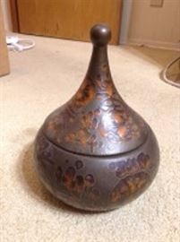 Sascha Brastoff Mid Century Lidded Bowl 