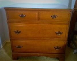 Tell City Style Wood And Cedar Lined Dresser 