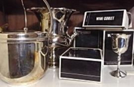 Towle Silver Ice Bucket And More