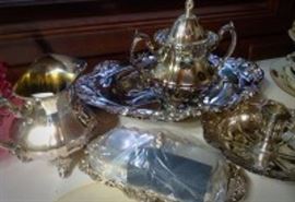 Towle Silverplate Serving Items 