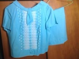 Vintage Two Piece Skirt And Top