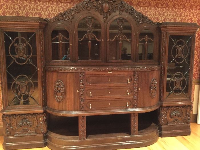 Fabulous German Wall Unit 
Orig purchased at a sale price of $35,000 reduced from 50,000.
Offered now for $6,995