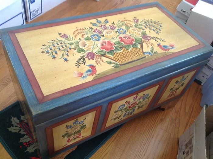 Painted Storage Trunk $ 70.00