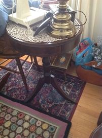 Antique Drum Table $ 100.00