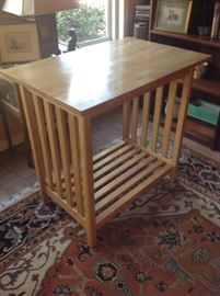 Wood Mission Style Table $ 80.00