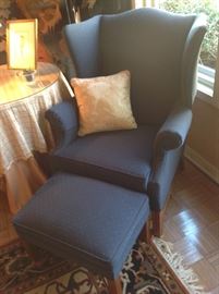 Wingback Chair / Ottoman $ 100.00
