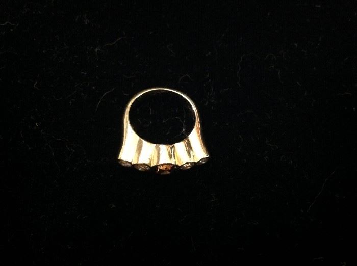 Men's 18 kt gold ring - additional view