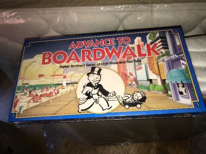 Brand new unopened Advance to Boardwalk game