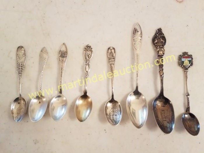 sterling souvenir spoons