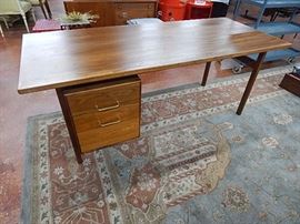 Jens Risom M.C. Walnut Executive Desk