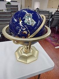 Gemstone World Globe